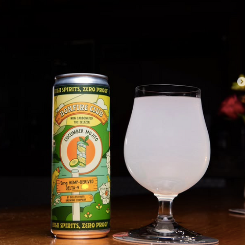 Belleflower Bonfire Club Cucumber Mojito THC