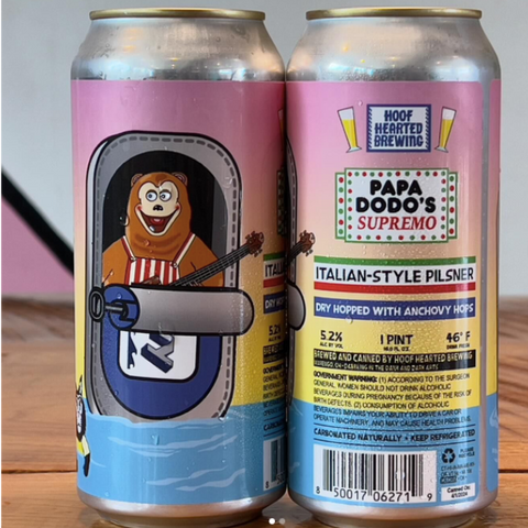 Hoof Hearted Papa Dodo's Supremo Pilsner