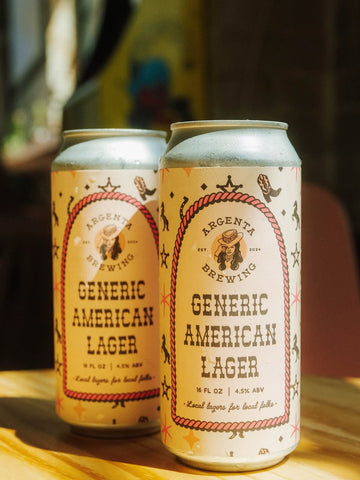 Argenta Brewing Generic American Lager