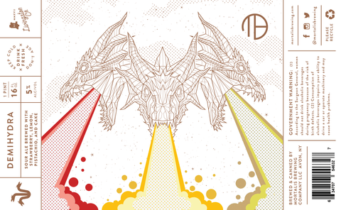 Mortalis Brewing Demihydra: Apricot, Blackberry, Cherry