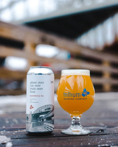 Trillium Brewing Plane Over Car Over Train Over Boat