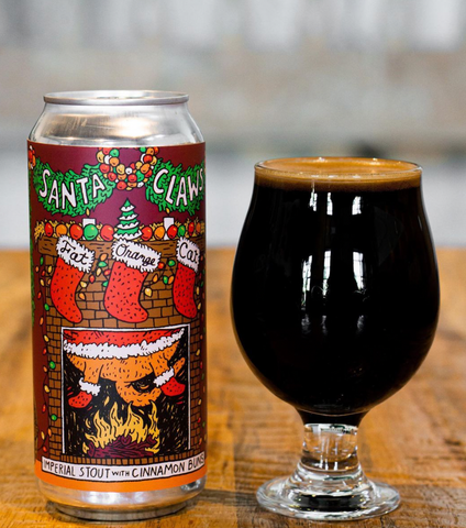 Fat Orange Cat Santa Claws: Cinnamon Buns