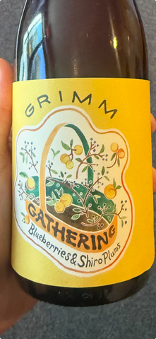 Grimm Artisanal Ales Gathering: Blueberries and Shiro Plums