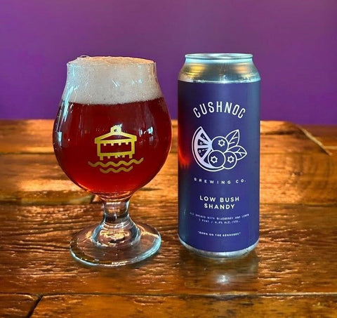 Cushnoc Brewing Low Bush Shandy