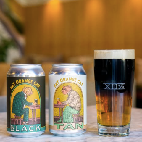 Fat Orange Cat Black & Tan