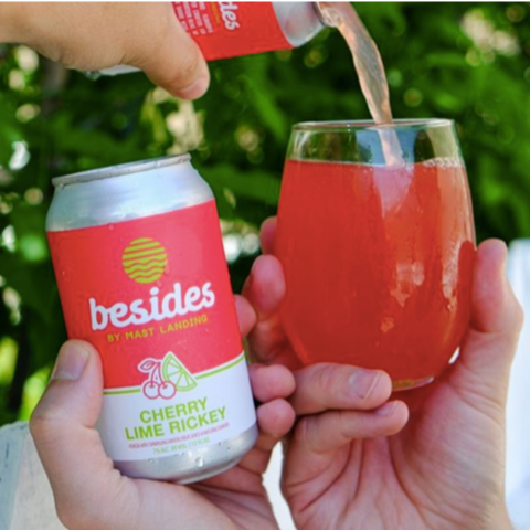 Mast Landing Besides Cherry Lime Rickey