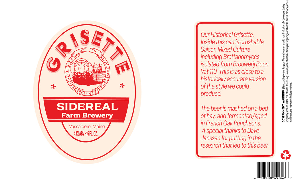 Sidereal Farms Brewery Grisette