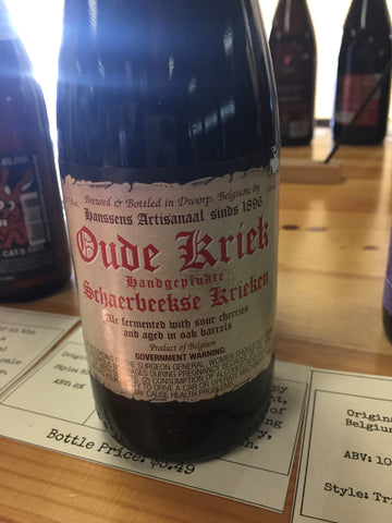Hanssens Oude Kriek "Handgeplukte Schaerbeekse"