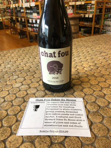 Chat Fou Cotes du Rhone