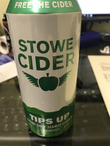 Stowe Cider Tips Up
